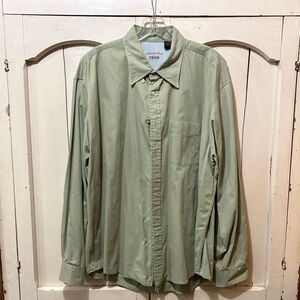 Izod Men's Light Olive Shirt Jacket